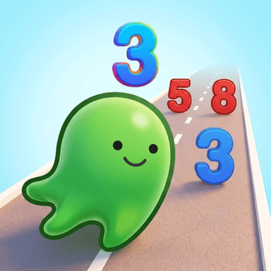 数字ジャンプランゲームアイコン